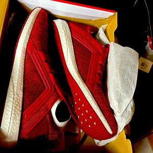Puma Men’s Mega NRGY Knit Red Sneakers Size 9.5